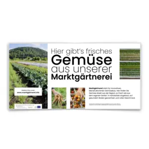 Banner für Marktgärtner im Format 100 x 50 cm (PDF Download)